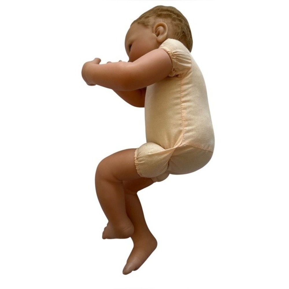 Linda Murray Baby Doll ADG Blue Eyes Cloth Body Vinyl Limbs Blonde Hair - Picture 8 of 16
